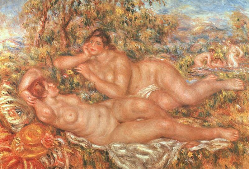 Pierre Renoir The Great Bathers china oil painting image